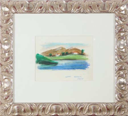 STEFANONI ATTILIO (n. 1938) Ancora. 1964. Pastelli su carta. Cm 23,00 x...