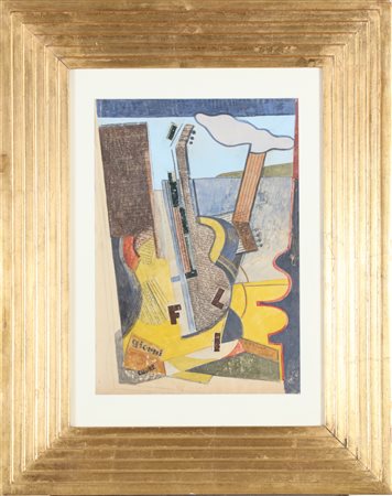 D'ANNA GIULIO (1908 - 1978) Senza titolo. Dalla serie Finestre sullo stretto....