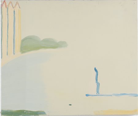 GUIDI VIRGILIO (1891 - 1994) Bacino di San Marco. 1972. Olio su tela . Cm...