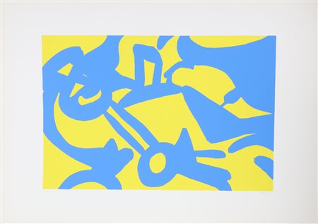ACCARDI CARLA (1924 - 2014) Senza titolo. Serigrafia. Cm 105,00 x 75,00....