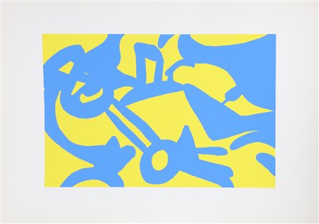 ACCARDI CARLA (1924 - 2014) Senza titolo. Serigrafia. Cm 105,00 x 75,00....