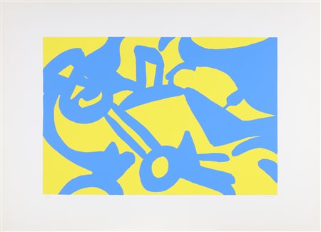 ACCARDI CARLA (1924 - 2014) Senza titolo. Serigrafia. Cm 105,00 x 75,00....