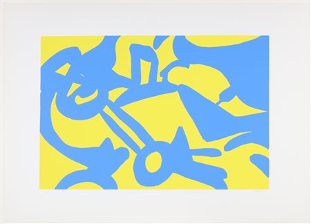ACCARDI CARLA (1924 - 2014) Senza titolo. Serigrafia. Cm 105,00 x 75,00....