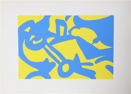 ACCARDI CARLA (1924 - 2014) Senza titolo. Serigrafia. Cm 105,00 x 75,00....