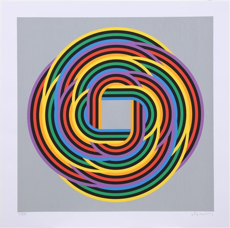 STEIN JOEL (1926 - 2012) Senza titolo. Litografia. Cm 70,00 x 70,00. 45/50....