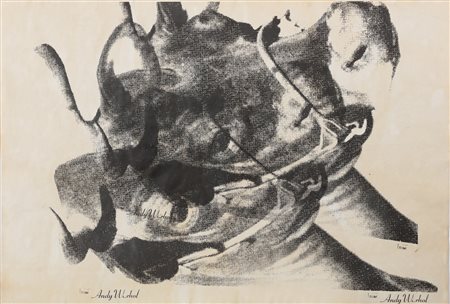 WARHOL ANDY (1928 - 1987) Cow. Poster. Cm 49,50 x 71,50. Firma a stampa in...