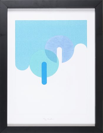 BONALUMI AGOSTINO (1935 - 2013) Senza titolo. Serigrafia. Cm 50,00 x 70,00....