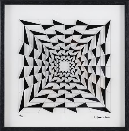 MORANDINI MARCELLO (n. 1940) Komposition. 2017. Multiplo. Cm 38,50 x 38,50....