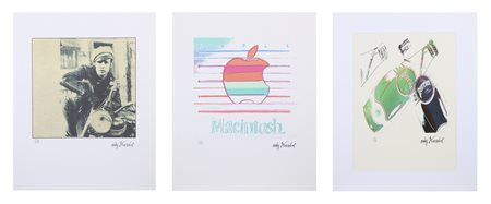 WARHOL ANDY (1928 - 1987) Lotto composto da 3 litografie. Serigrafia. Cm...