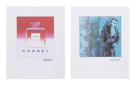 WARHOL ANDY (1928 - 1987) Lotto composto da 2 litografie. . Serigrafia. Cm...