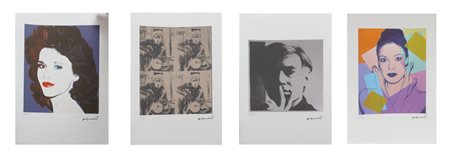WARHOL ANDY (1928 - 1987) Lotto composto da n. 4 grafiche. Jane Fonda. Karen...