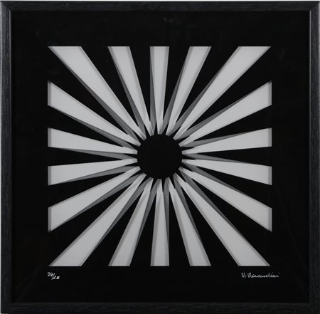 MORANDINI MARCELLO (n. 1940) Senza titolo. Multiplo. Cm 42,00 x 42,00. 24/25....