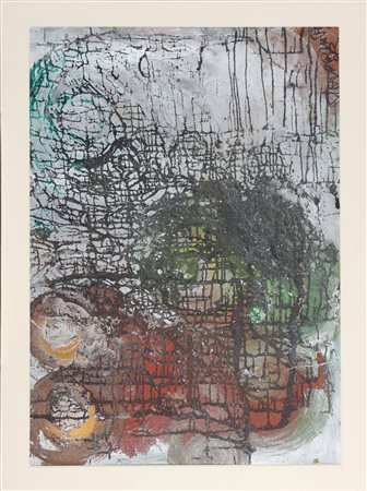 SALVADORI REMO (n. 1947) Senza titolo. Olio su cartone. Cm 65,00 x 50,00....