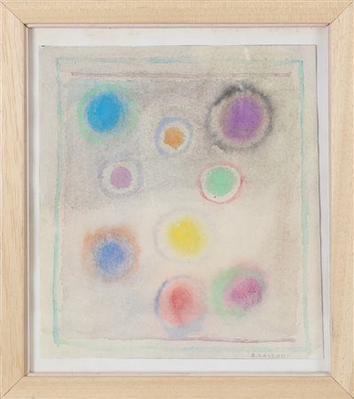 LAZZARI BICE (1900 - 1981) Senza titolo. Tecnica mista su carta. Cm 19,00 x...