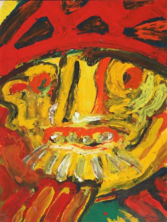 LINDSTRÖM BENGT (1925 - 2008) Senza titolo. Olio su cartone. Cm 60,00 x...