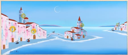 DA NORCIA PAOLO (n. 1953) Senza titolo. 2002. Tecnica mista su tela. Cm...