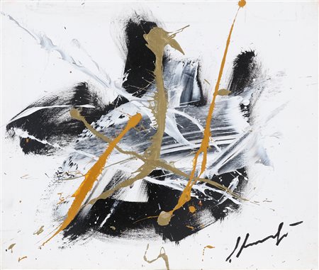 FORMICHETTI SILVIO (n. 1969) Senza titolo. . Olio su tela . Cm 34,00 x 30,00....