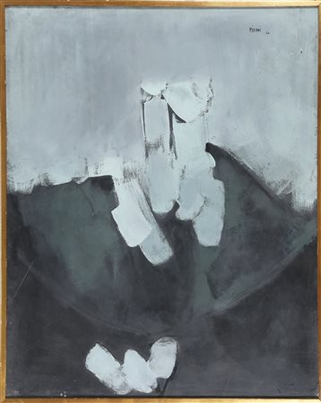 PICENNI FERNANDO (n. 1929) Senza titolo. 1960. Olio su tela . Cm 80,00 x...
