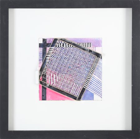 ORMENESE BEN (n. 1930) Senza titolo. 2001. Tecnica mista su tavola. Cm 30,00...