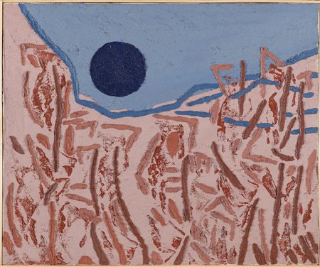 NASTASIO ALESSANDRO (n. 1934) Paesaggio. Olio su tela . Cm 60,00 x 50,00. Al...