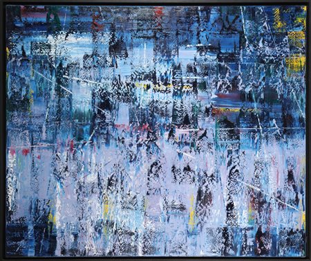 DE LUTTI PIERLUIGI (n. 1959) Luce a mezzanotte. . 2008. Tecnica mista su...