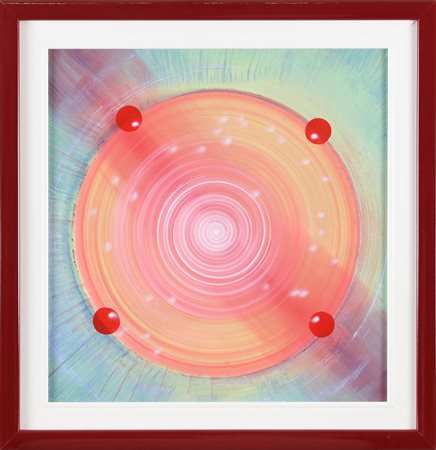 CHIESA RENATO NATALE (n. 1947) Orbitale. 2012. Acrilico su tavola. Cm 38,05 x...