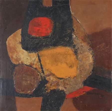 DELIMA MEDEIROS LENINE (n. 1935) Estado de exaltaçao. 1964. Tecnica mista su...