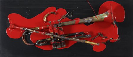 AUBERTIN BERNARD (1934 - 2015) Strumento combusto. . 2010. strumento su...