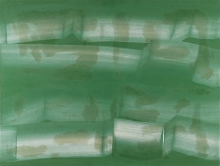 RICHARDS BILL (n. 1936) Senza titolo. Olio su tela . Cm 120,00 x 90,00. Al...