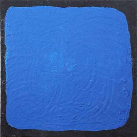 CARMASSI ARTURO (n. 1925) Senza titolo. Olio su tela . Cm 90,00 x 90,00. Al...