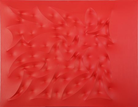 AMADIO GIUSEPPE (n. 1944) Bime. . Acrilico su tela estroflessa. Cm 90,00 x...