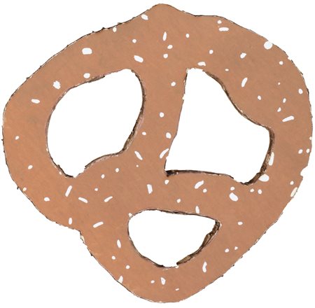 OLDENBURG CLAES THURE (1929 - 1997) Pretzel. . 1994. Cartone. Cm 16,00 x...