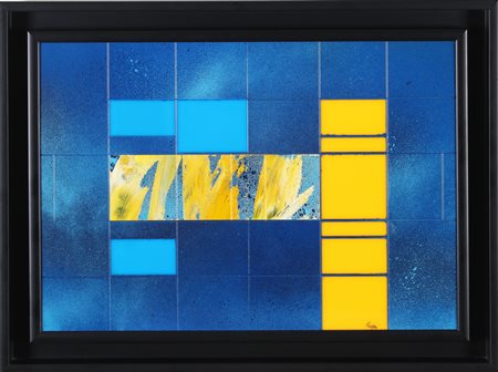 ROASIO MAURIZIO (n. 1946) Senza titolo. Tecnica mista su plexiglass. Cm 50,00...