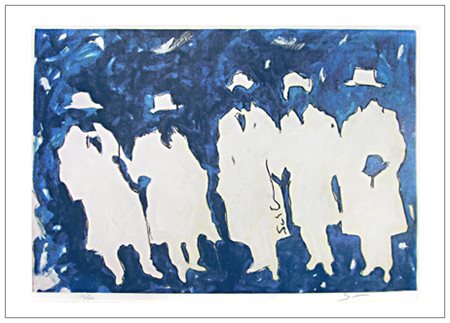 MARIO SCHIFANO Homs (Libia) 1934 – Roma 1998 Senza titolo (Futurismo...