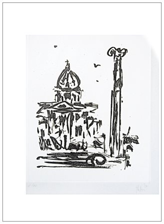 GIOVANNI STRADONE Nola 1911 – Roma 1981 Senza titolo 1950 Incisione maniera a...