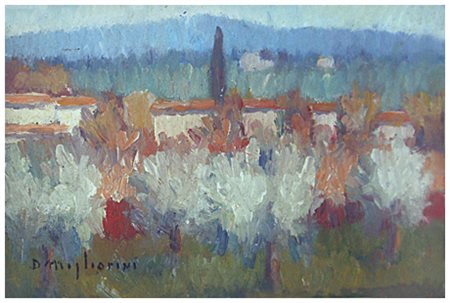 DINO MIGLIORINI Rignano sull’Arno 1907 – Contea 2005 Senza titolo Olio su...