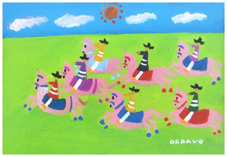 ALDO ORDAVO Viareggio 1913 - Viareggio 1991 Senza titolo Olio su tela 20 x...