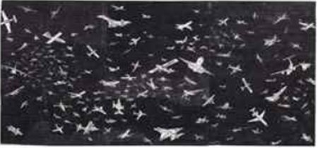 Alighiero Boetti (1940-1994) Aerei iscrizione, data e firma 3 fogli...