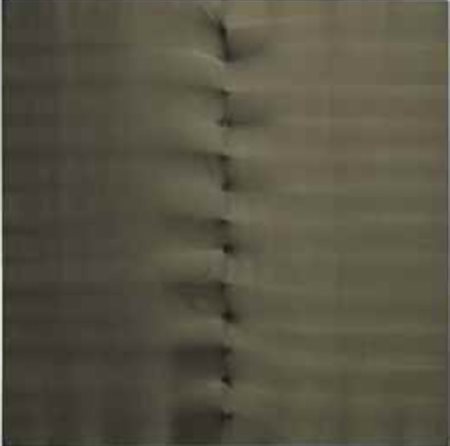 Enrico Castellani (N. 1930) Senza titolo (Superficie) raso di seta a rilievo...