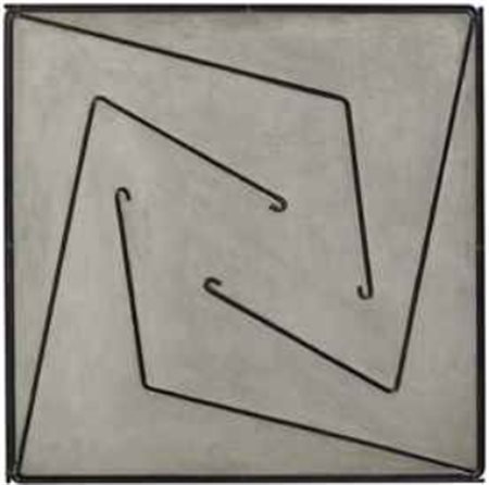 Giuseppe Uncini (1929-2008) Ferrocemento n. 22 firmata G. UNCINI (sul retro)...