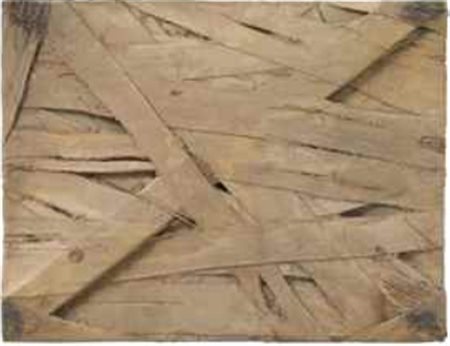 Salvatore Scarpitta (1919-2007) Croce Rotta Bendata (Bedroom Wall) firma,...