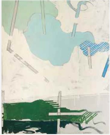 Mario Schifano (1934-1998) Paesaggio anemico titolo, firma e data Paesaggio...