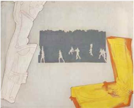 Renato Mambor (1936-2014) La Partita di pallone firmato e datato Mambor 1965...