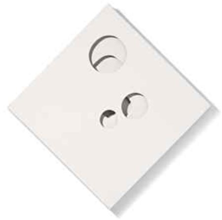 Paolo Scheggi (1940-1971) Intersuperficie curva acrilico bianco su tre tele...