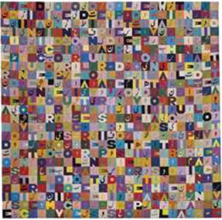 Alighiero Boetti (1940-1994) Alternandosi e dividendosi... nella primavera...