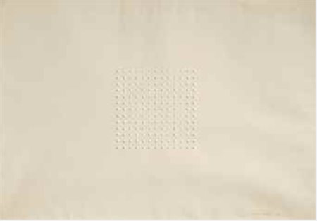 Enrico Castellani (N. 1930) Superficie bianca firmato e datato Enrico...