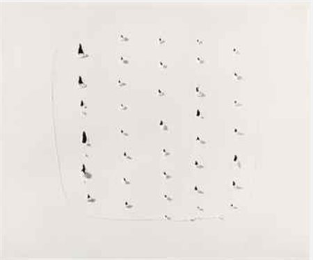 Lucio Fontana (1899-1968) Concetto Spaziale firmato l. Fontana (in basso a...