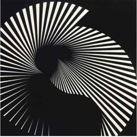 Franco Grignani (1908-1999) Tensione fluttuante n. 18 firmato e datato...