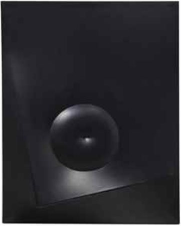 Agostino Bonalumi (1935-2013) Nero firmato e datato A. Bonalumi 68 (sul...