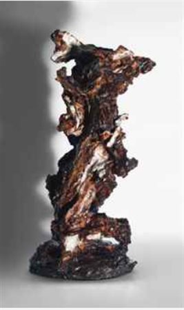 Lucio Fontana (1899-1968) [Crocifisso] firmata e datata l. fontana 49 (sul...